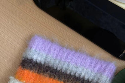 Cat Ear Color Block Beanie