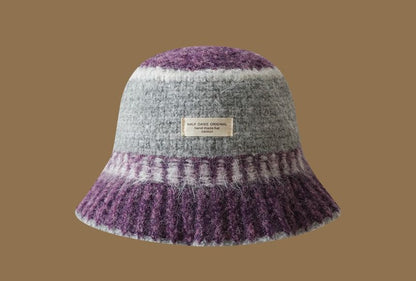 Gradient Knit Cloche Hat