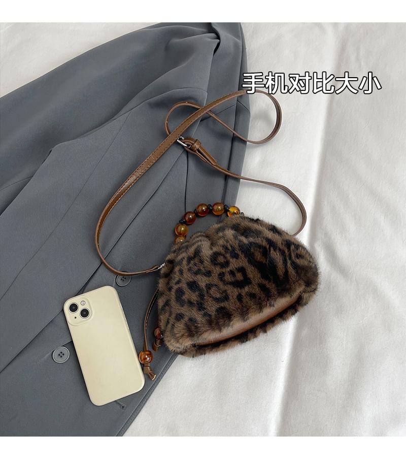 Crossbody Bag Fluffy Beaded