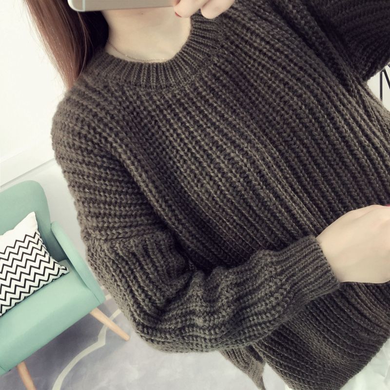 Side-Detail Oversized Sweater