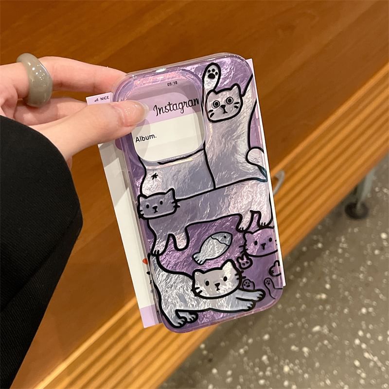 Stand Case Set Phone Cat /