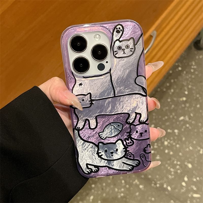 Stand Case Set Phone Cat /