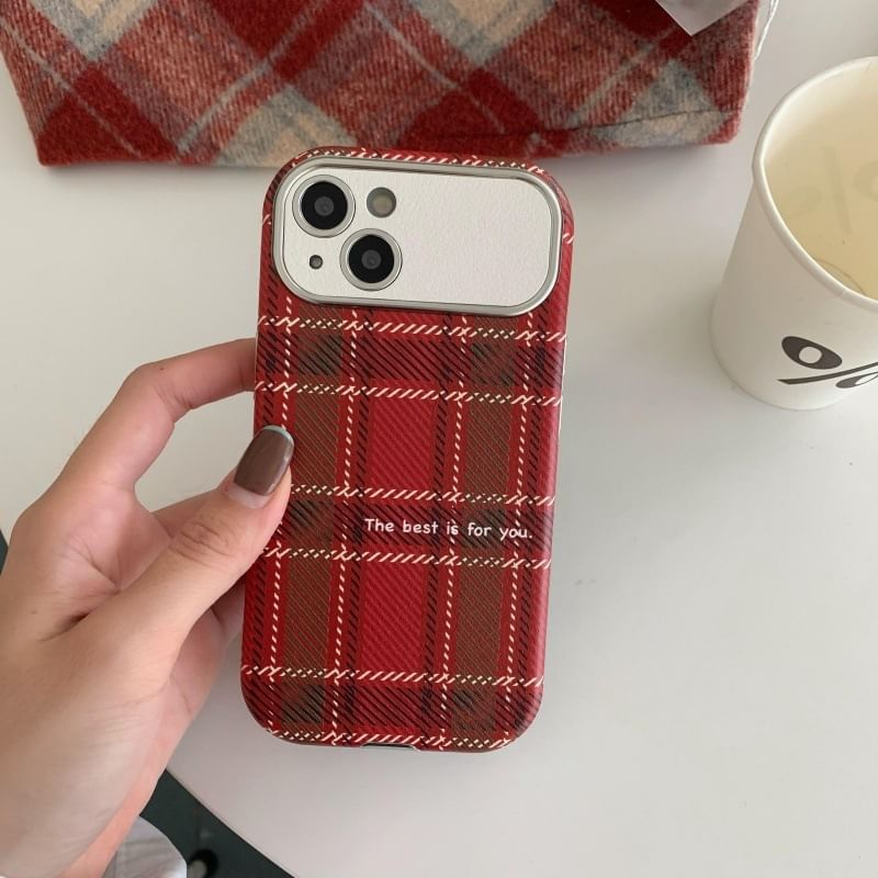 Heart Plaid Phone Case