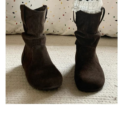 Chaussettes unies à bordure en dentelle / Ensemble