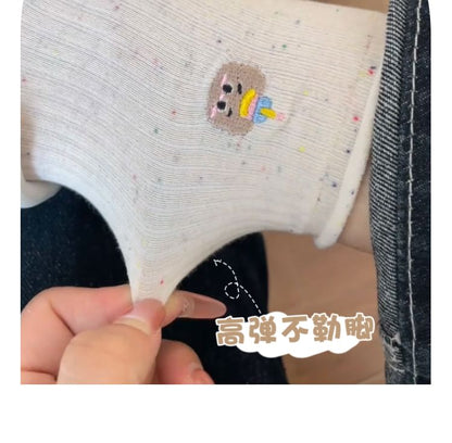 Cartoon Embroidered Socks / Set