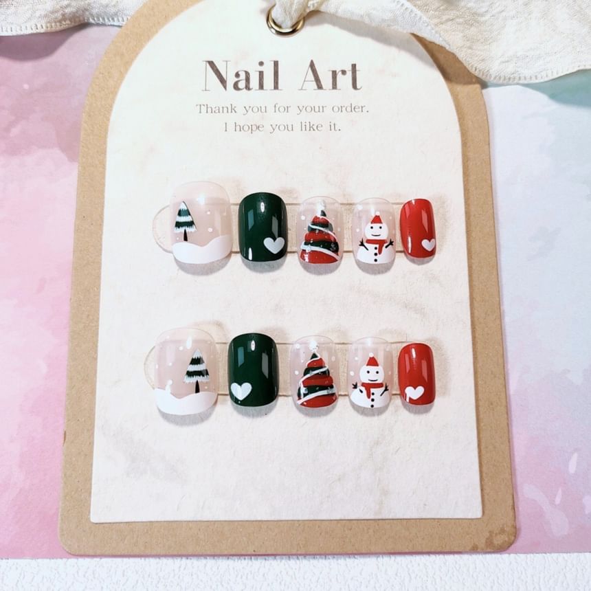 Christmas Press On Nail