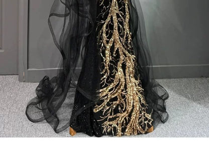 Embroidered Halter Sleeveless Evening Sequined Neck Gown Maxi