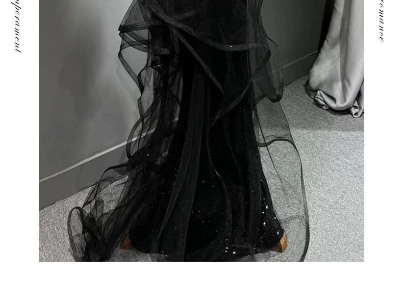 Embroidered Halter Sleeveless Evening Sequined Neck Gown Maxi