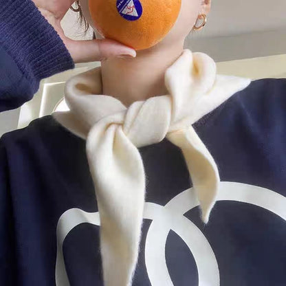 Wool Scarf Triangle Plain