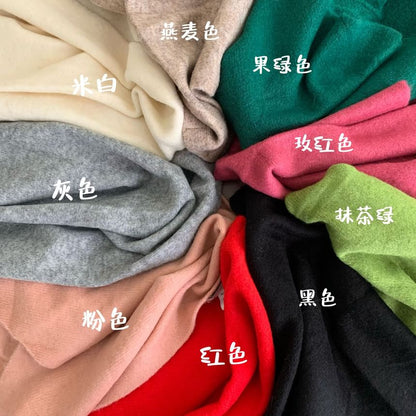 Wool Scarf Triangle Plain