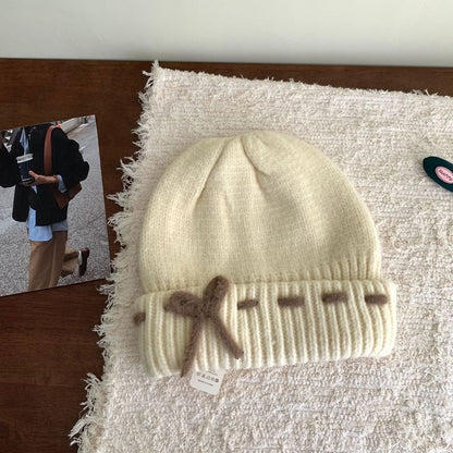 Bow Knit Beanie