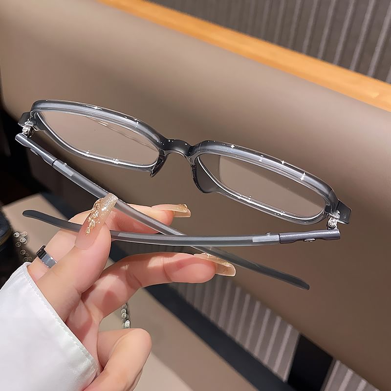 Light Blocking Glasses Square Blue