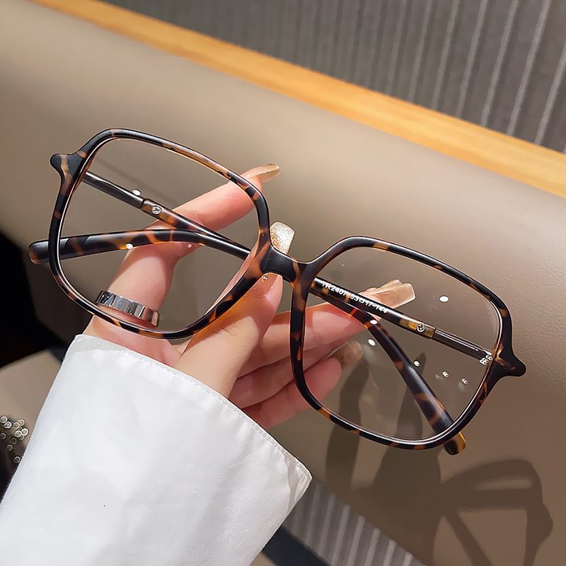 Light Blocking Glasses Square Blue