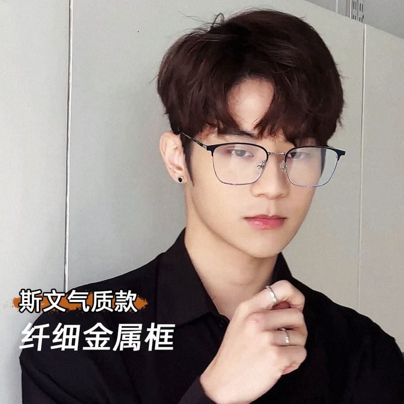 Blocking Glasses Light Blue Square