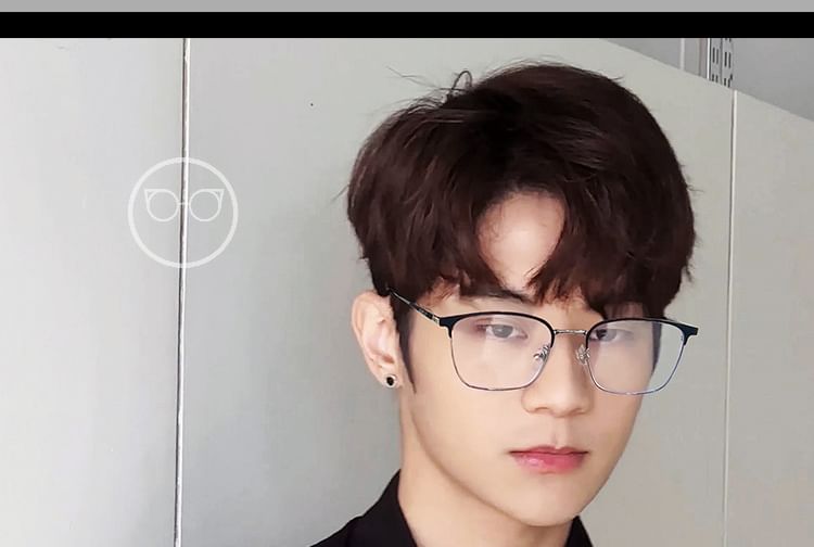 Blocking Glasses Light Blue Square