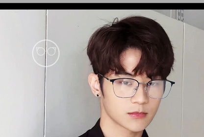 Blocking Glasses Light Blue Square