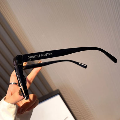 Light Glasses Blue Square Blocking