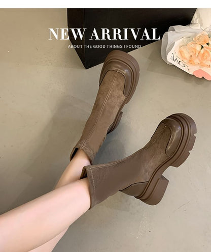 Platform Flat Boots