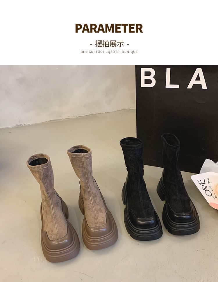 Platform Flat Boots