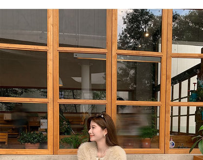 Heel Detail Boots Metal Block Short Plain