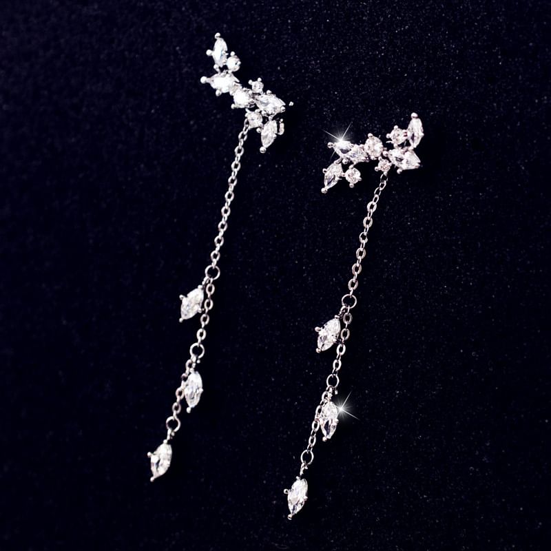 Earring Alloy Rhinestone Dangle