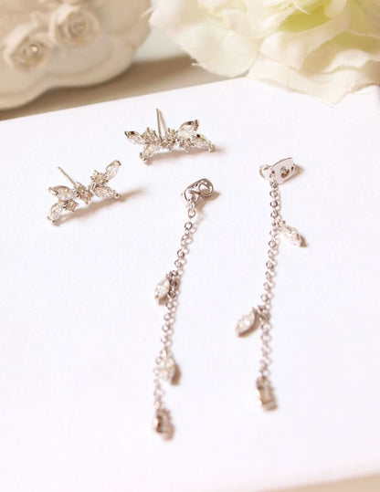 Earring Alloy Rhinestone Dangle