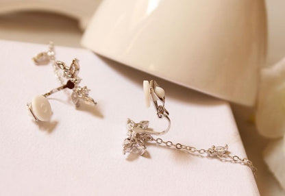 Earring Alloy Rhinestone Dangle