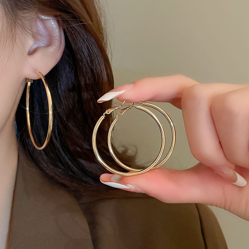 Hoop Shiny Earring