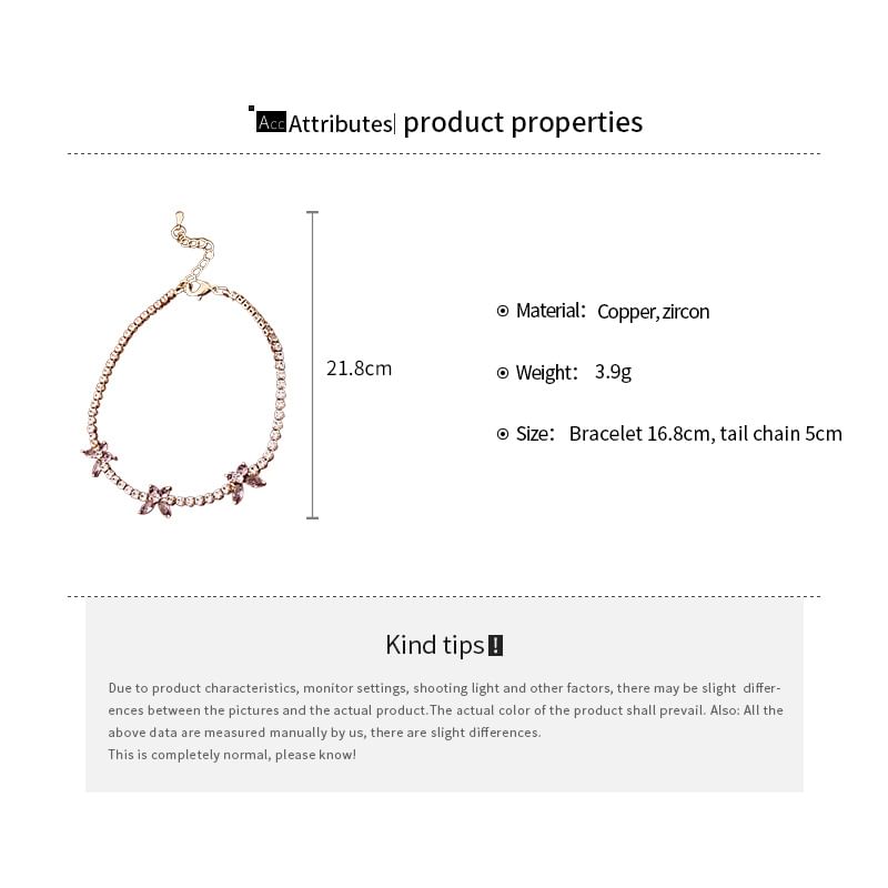 Butterfly Bracelet Rhinestone