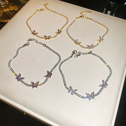 Butterfly Bracelet Rhinestone