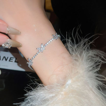 Butterfly Bracelet Rhinestone