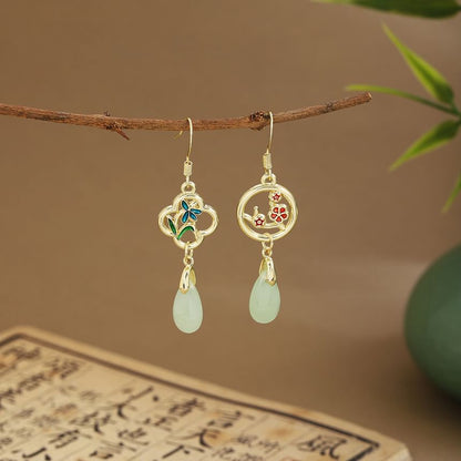 Faux Gemstone Dangle Earring