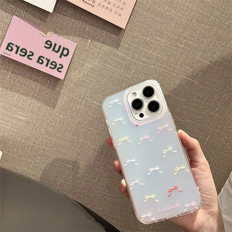 Polka Dot / Bow / Heart Phone Case / Strap / Set