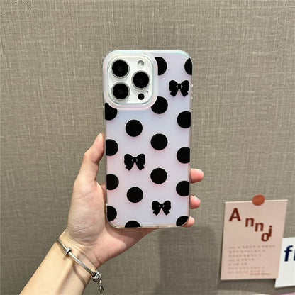 Polka Dot / Bow / Heart Phone Case / Strap / Set