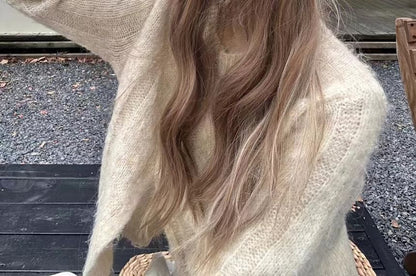 Knit Cable Beanie Plain