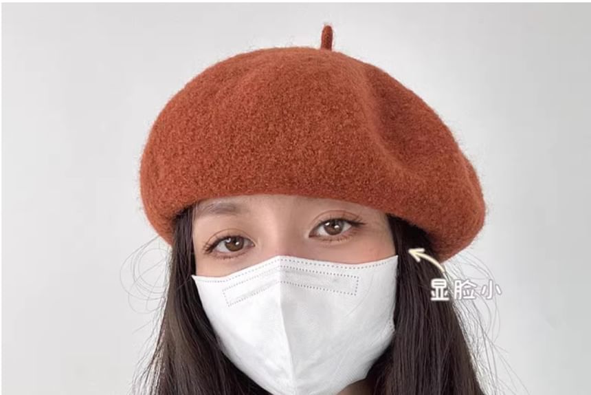 Woolen Beret Plain