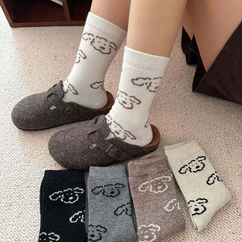 Dog Print Socks