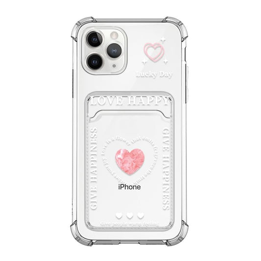 Heart Card Holder Phone Case