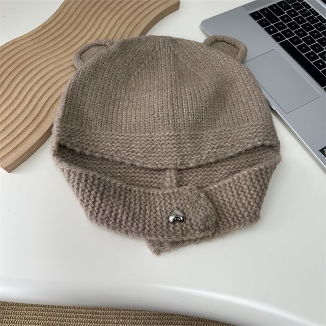 Ear Balaclava Bear Knit