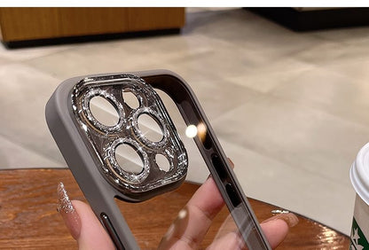 Phone Glitter Protection Case Lens