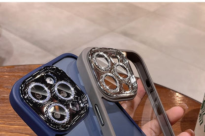 Phone Glitter Protection Case Lens