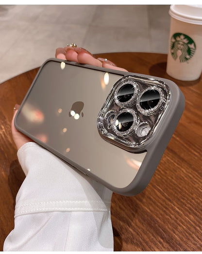 Phone Glitter Protection Case Lens