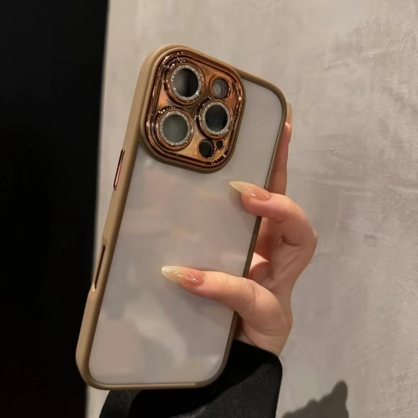 Case Protection Phone Glitter Lens