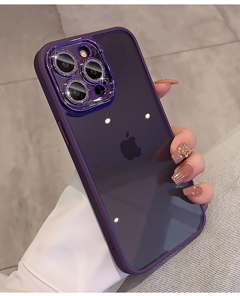 Case Protection Phone Glitter Lens