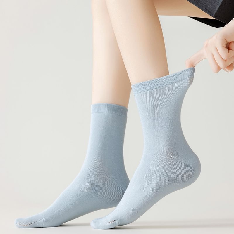 Plain Split Toe Socks