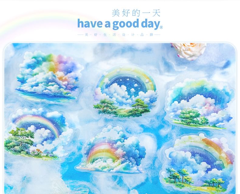 Rainbow Cloud Sticker