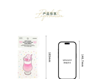 Drinks Diary Background Decorative Paper