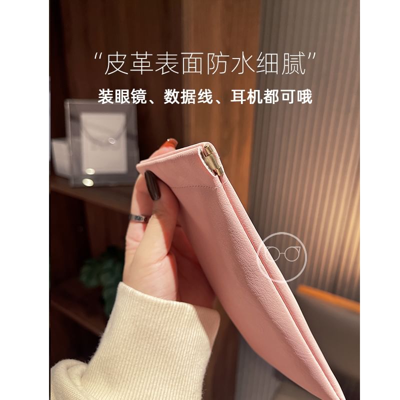 Glasses Case Leather Faux