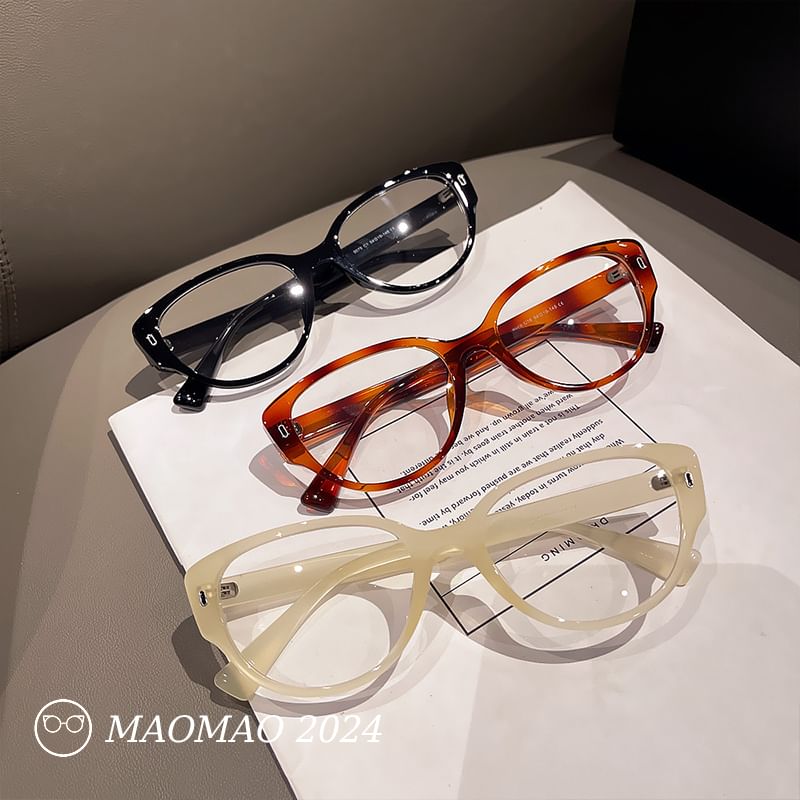 Light Blue Cat Blocking Eye Glasses