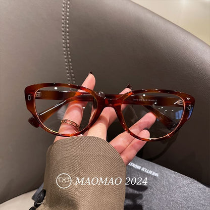 Light Blue Cat Blocking Eye Glasses